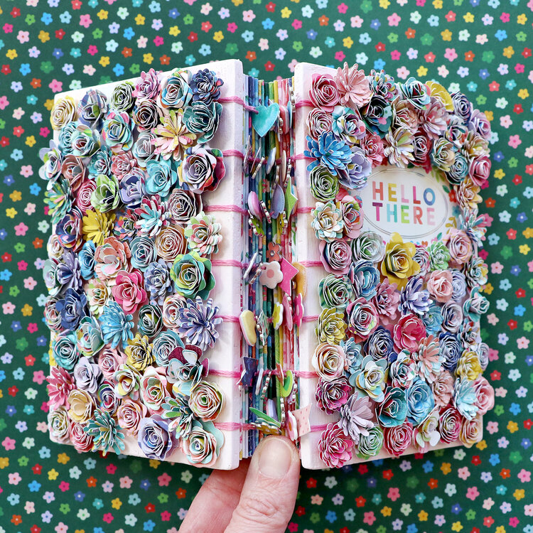 Blooming Wild Coptic Book by Paige Evans