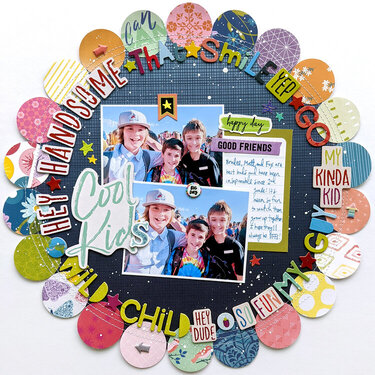Cool Kids Layout by Paige Evans