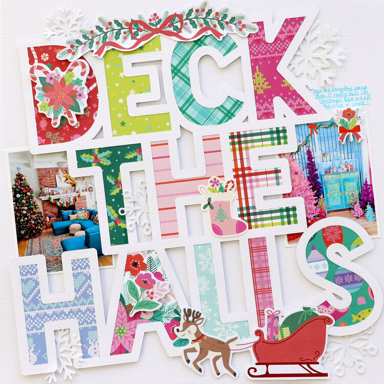 Deck the Halls Layout by Paige Evans