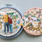 "Family Time" Embroidery Hoop Mini Album by Paige Evans