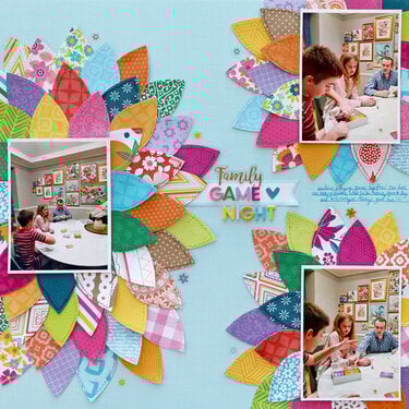 Family Game Night Layout by Paige Evans