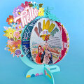 3D Globe Mini Album by Paige Evans