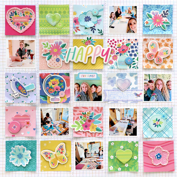 Happy Fun Times Layout by Paige Evans