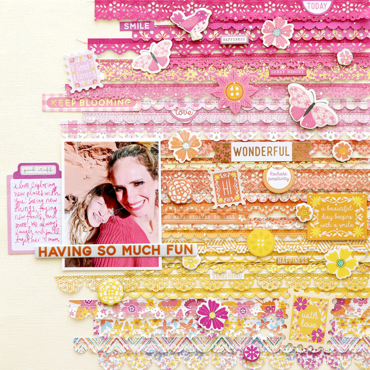 Having So Much Fun Layout by Paige Evans