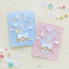 Heart Bouquet Cards by Paige Evans