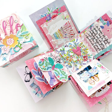 Hello Little Craft Place Exploding Box Album