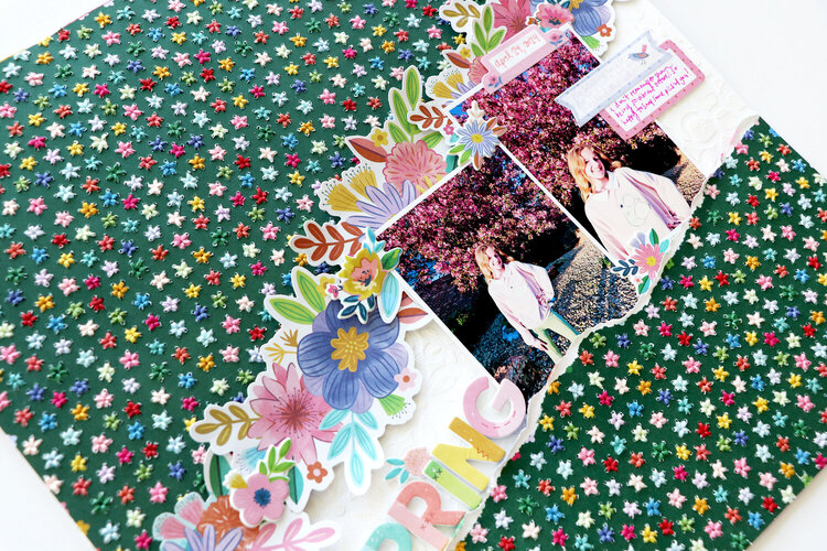 Hello Spring Layout by Paige Evans