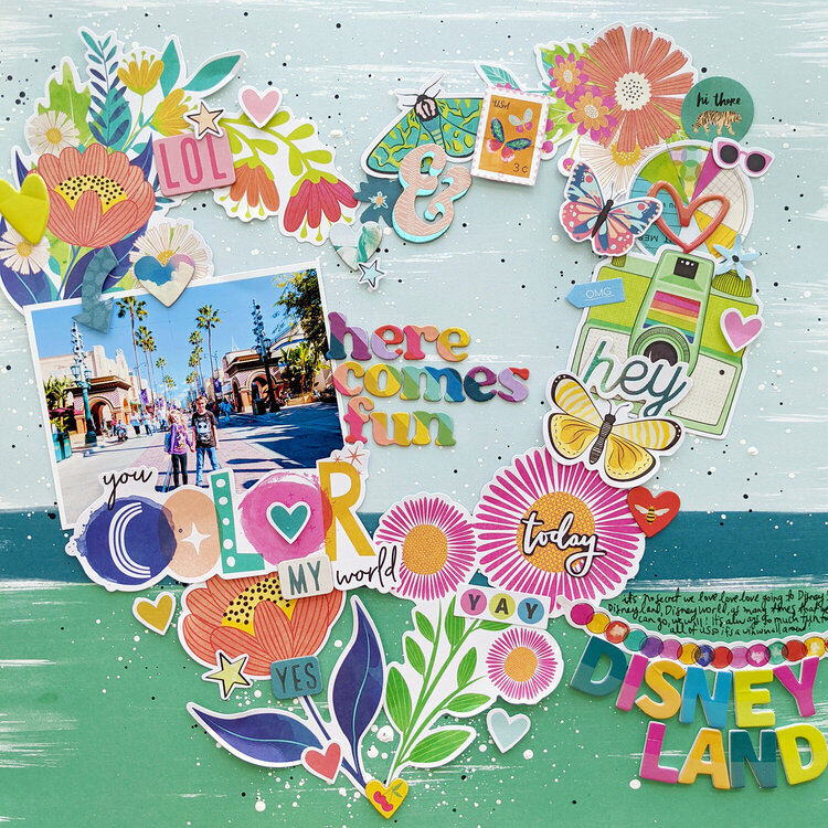 Here Comes Fun Layout by Paige Evans