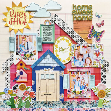 Home Sweet Home Layout by Paige Evans