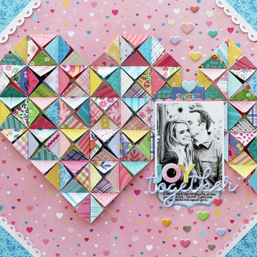 Joy Together Layout by Paige Evans