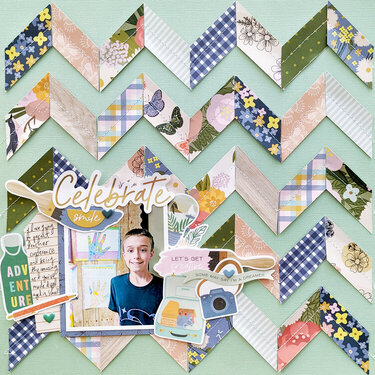 Let&#039;s Get Creative Layout by Paige Evans