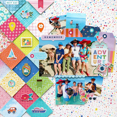 Let's Go on an Adventure Layout by Paige Evans