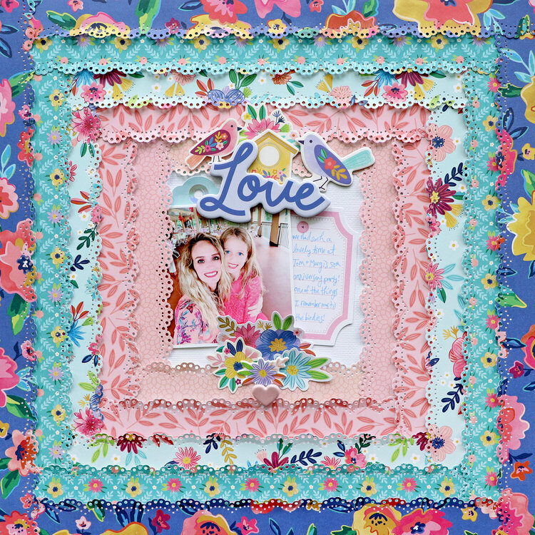Love Layout by Paige Evans