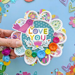 Love You Flower-Shaped Mini Album by Paige Evans