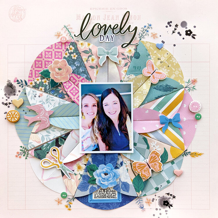 Lovely Day Layout by Paige Evans