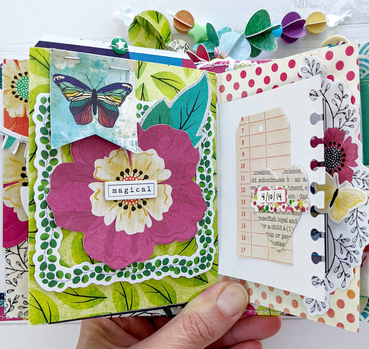 Capture Memories Chipboard Hidden Hinge Mini Album by Paige Evans