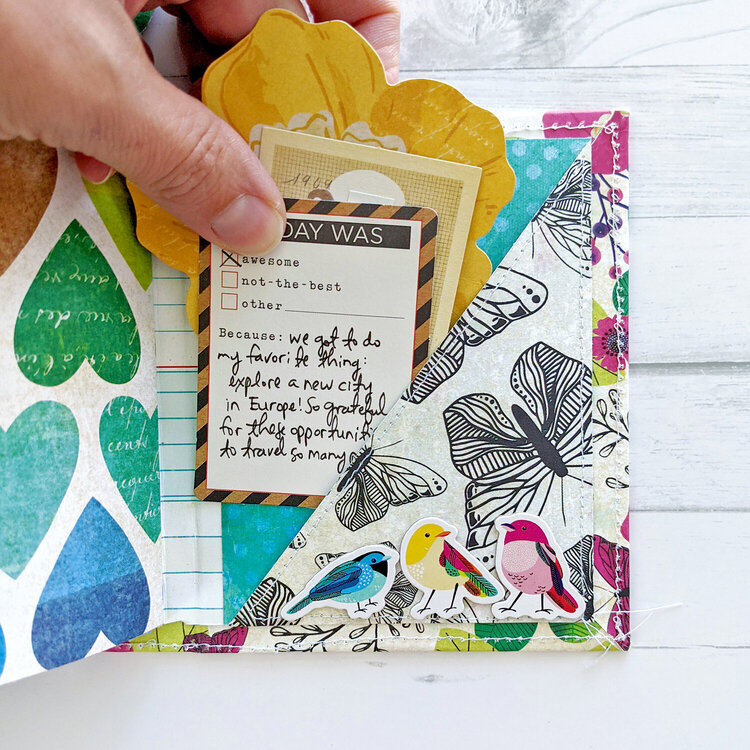 Capture Memories Chipboard Hidden Hinge Mini Album by Paige Evans