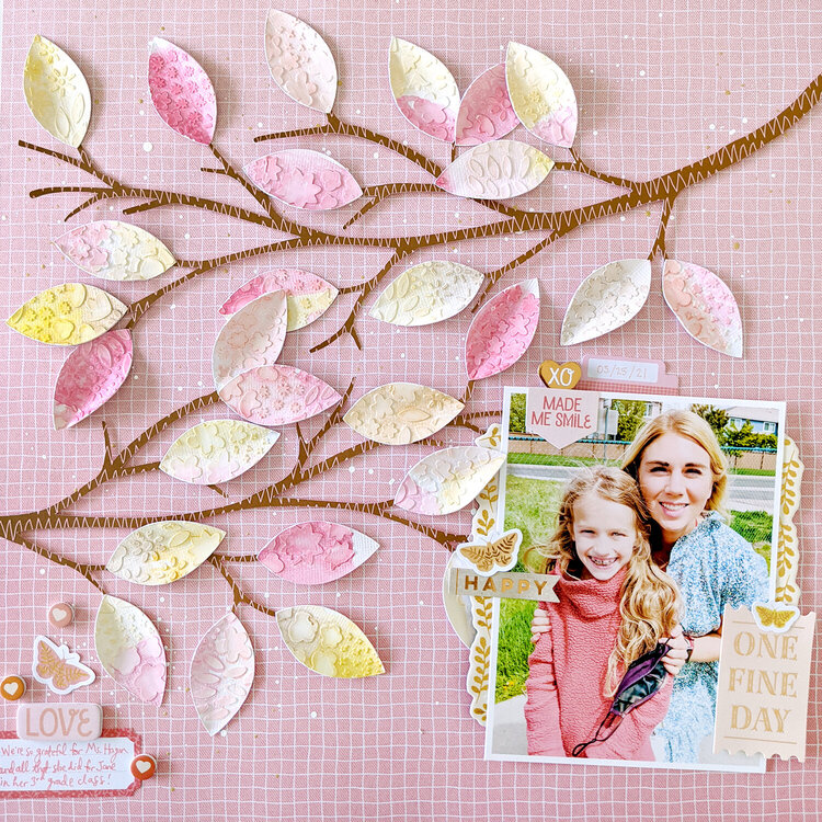 One Fine Day Layout by Paige Evans