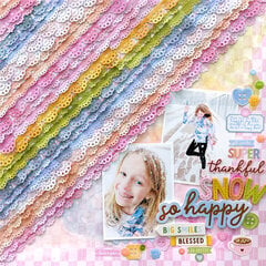 Snow Happy Layout by Paige Evans