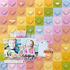 So Happy Layout by Paige Evans