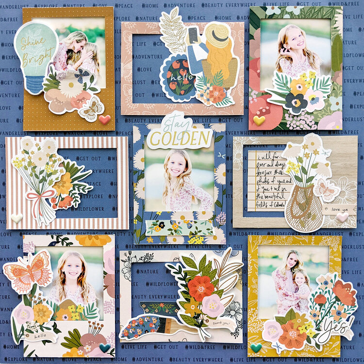 Stay Golden Layout by Paige Evans