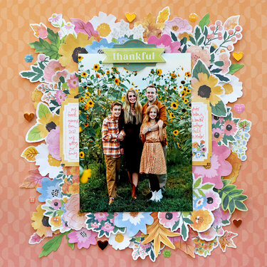 Thankful Layout by Paige Evans
