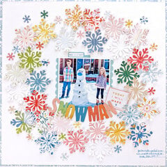 Today I Will Make a Snowman Layout by Paige Evans
