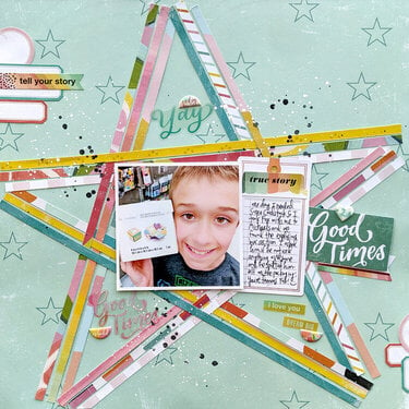 True Story Layout by Paige Evans