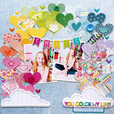 You Color My Life! Layout by Paige Evans