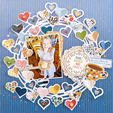 You Make Me Smile Layout by Paige Evans