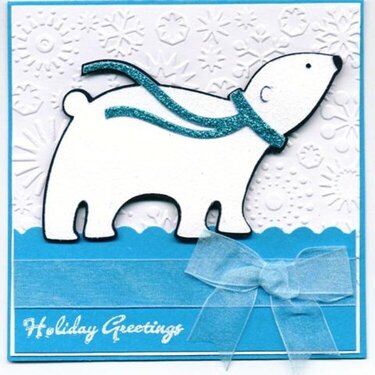 Polar Bear Holiday Card