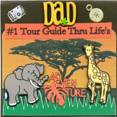 Safari Father&#039;s Day Card