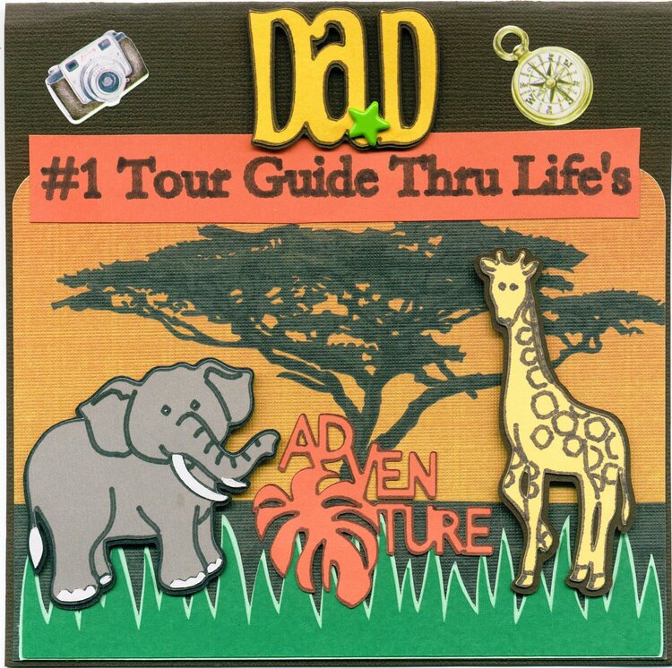 Safari Father&#039;s Day Card