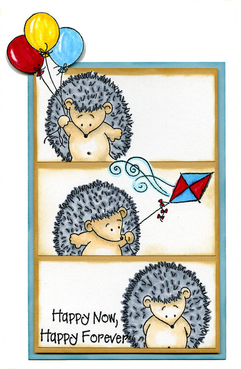 Hedgehoge Birthday card