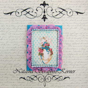 Easter Shabby Chic Card #4