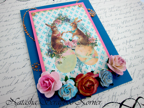 Easter Shabby Chic Card #5
