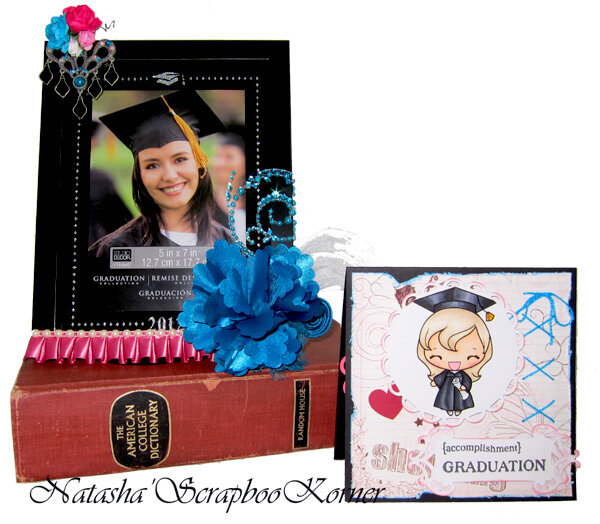 Altered picture frame &amp; card