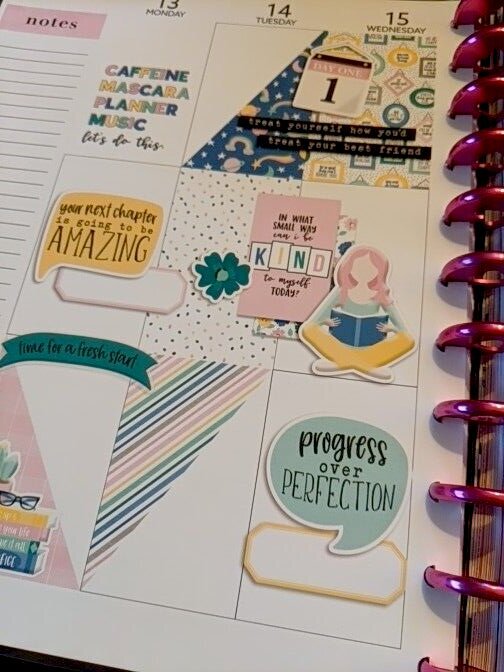 Progress Over Perfection Planner Pages
