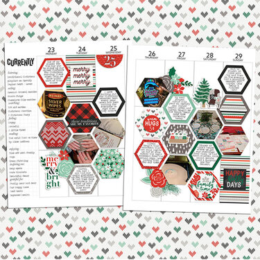 Christmas Week 2019 Memory Planner Pages
