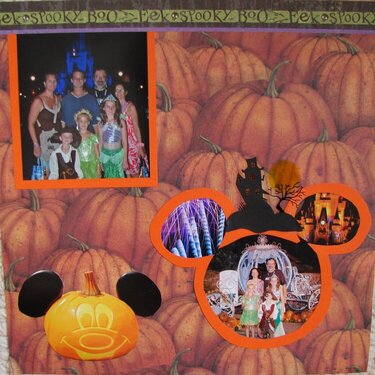 mickey not so scary halloween facing page
