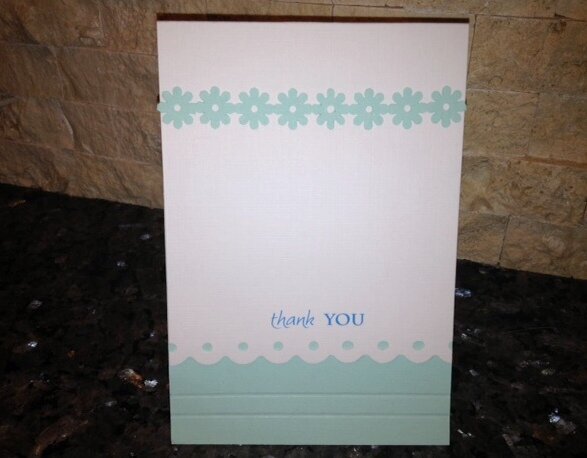 A Pastel Thank You Card