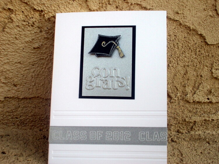 Silver Graduation Card
