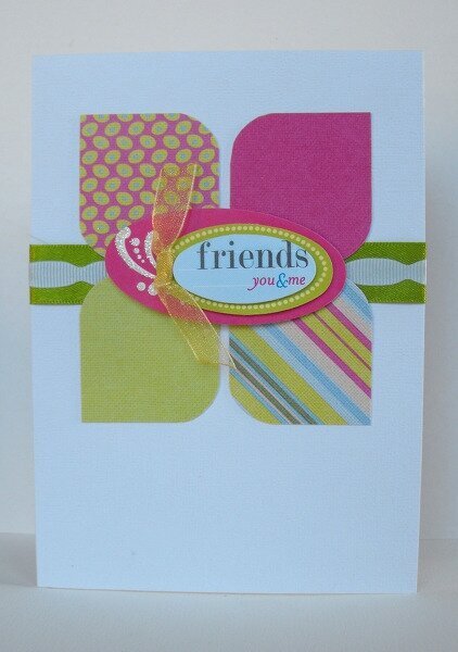 Friends - you and me card