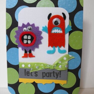 Let&#039;s party monster card
