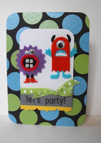 Let&#039;s party monster card