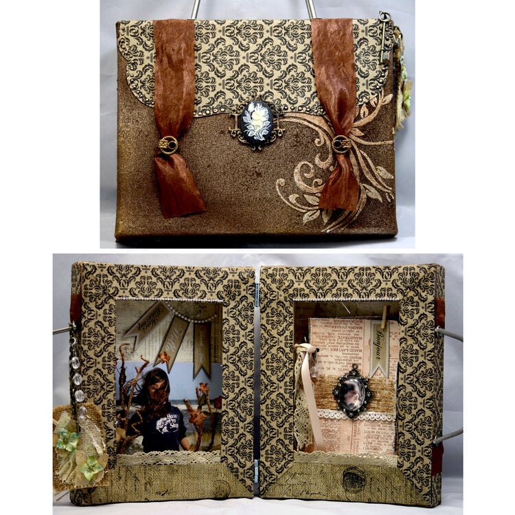 Suitcase Shadowbox ~~Swirlydoos~~