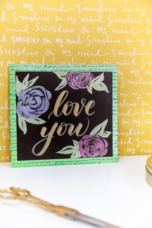 From the Exclusive Scrapbook.com Class | Brush Lettering 101 with Kelly Creates