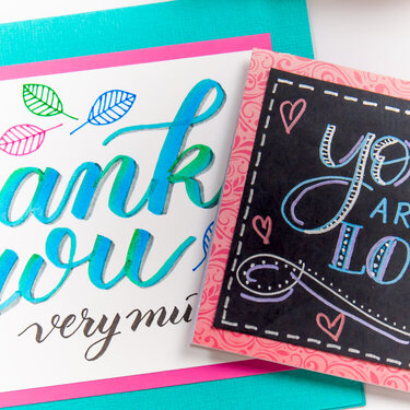 From the Exclusive Scrapbook.com Class | Brush Lettering 101 with Kelly Creates