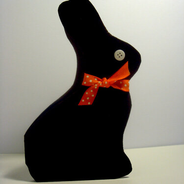 chocolate bunny card