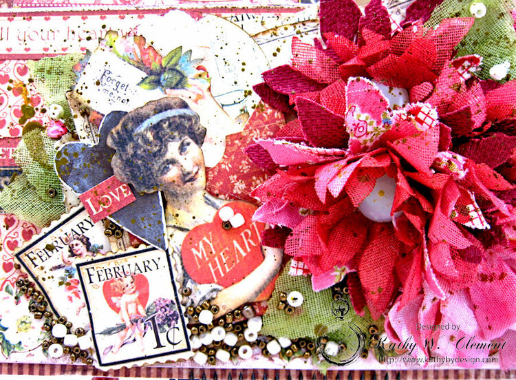 Place in Time Very Victorian Valentine Pocket